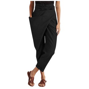 极速Harem Plus Pants 5XL Size Womens Loose High Casual