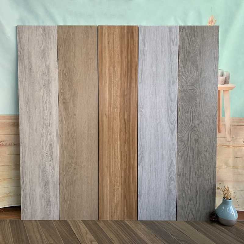 木纹砖长条仿实木卧室地砖防滑阳台露台庭院地砖木纹瓷砖200x1000