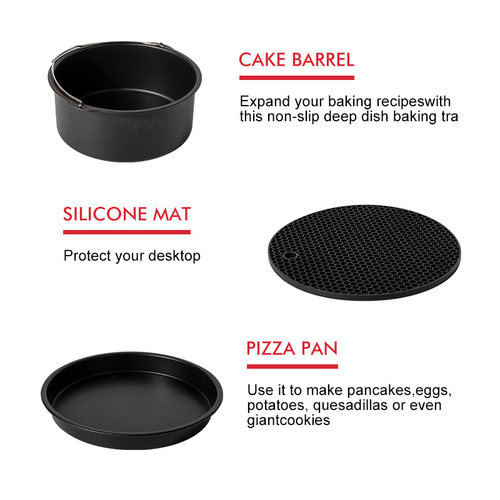 好货Air Fryer Accessories for Gowise Phillips Cozyna and Sec