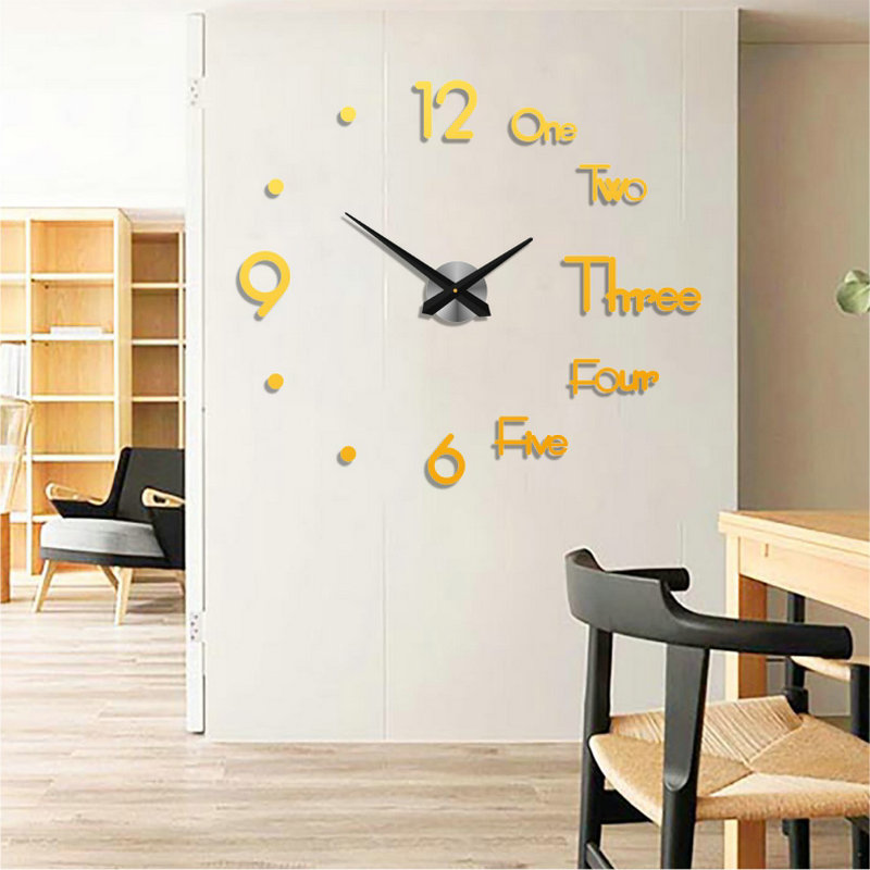 欧式挂钟客厅家用时尚免打孔豪华轻奢网红大气钟表北欧极简大时钟