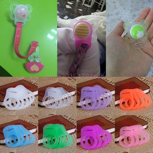 极速Baby Dummy Pacifier Holder Clip Adapter for MAM Ring 5PC