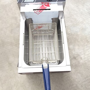 电炸炉电炸锅小吃设备 904商用不锈钢双缸台式 新粤海油炸机EF 903