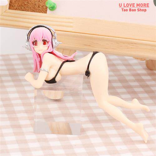 极速12Cm Super Sonico PVC Action Figure Swimsuit Model Japan