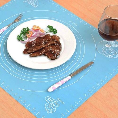 极速Kneading Dough Mat Silicone Pastry Pad Clay Fondant Ice