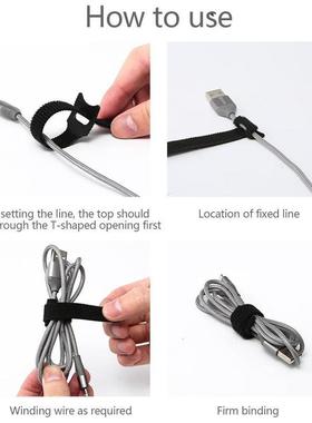 50pcs Reuable Cord rganizer Fishing Rod GAQTieWs FOastensing