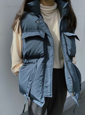 极速Winter Spring Warm Vest 2021 Korean Loose Coat Thickenin