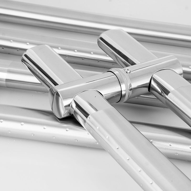 加厚不锈钢钢化玻璃门把手玻w璃门拉手扶手大门大拉手孔距可调手