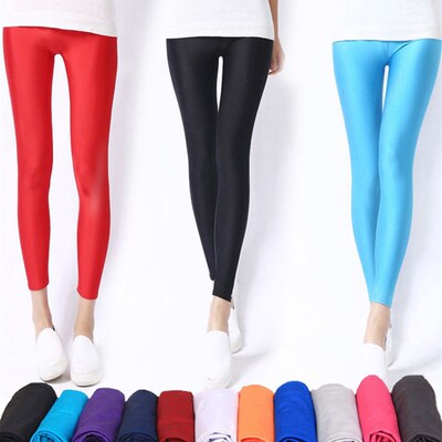 极速CUHAKCI Women Shiny Pant Leggings Hot Selling Leggings S