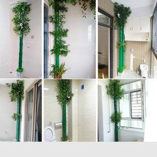 柱子包裹装饰排水管装饰遮挡室内柱子美化缠管子的装饰品塑料竹子