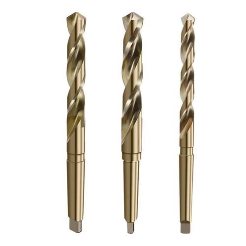 M35高含钴锥柄麻花钻头304不锈钢打孔钢铁车牀高速网锥度全磨钻花