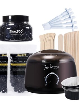 好货Electric Hair Removal Hot Wax Warmer Kit Wax Heater Mach