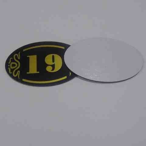 亚克力储物更衣柜号码牌叫号牌圆形数字牌桑拿手环手牌寄存编号牌