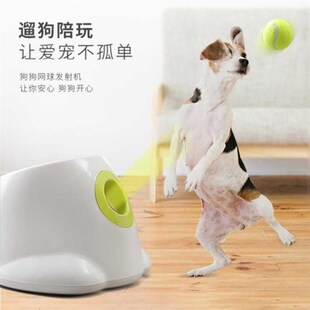 极速宠物网球自动发球机狗狗猫解闷奖励金毛提智力漏食器吐球宠物