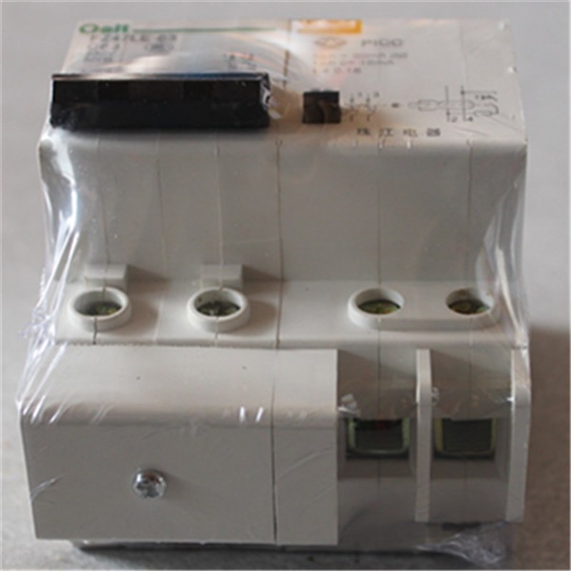 珠江漏电开关 空气开关 40A带漏电断路器 C63空漏 DZ47LE 2P