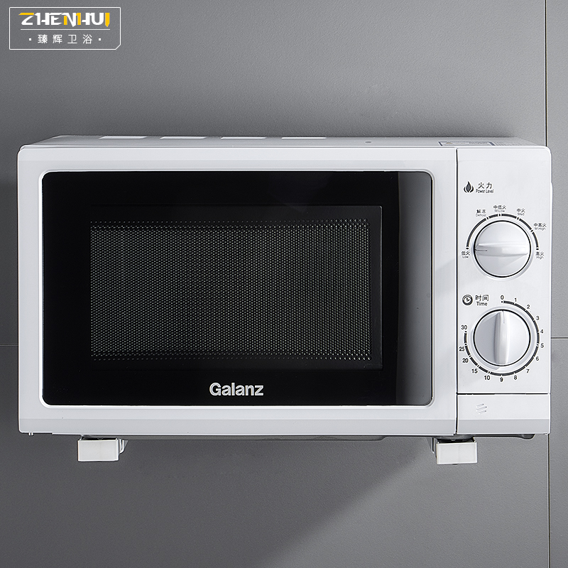 微波炉架壁挂式厨房304不锈钢架子微波炉烤箱置物架支架托架家用