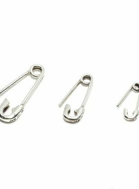 JAM HOME MADE SAFETY PIN DIAMOND PIERCE 银饰回纹针镶钻耳针