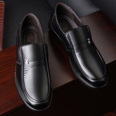 New Mens Leather Shoes Business Casual Patent Leather Shoe
