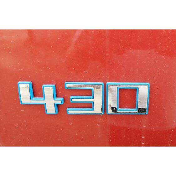 适配福田戴姆勒欧曼汽车etx车门标志gtl数字马力标est标牌贴侧标