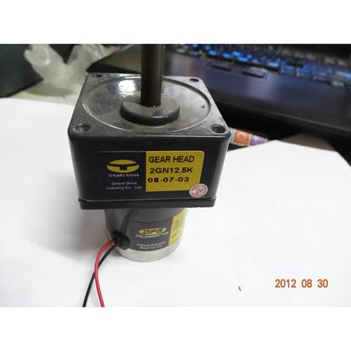 OPG/正科 07S4GN-24V/12V 1800转 4GN180K  转速10转 轴10键槽4