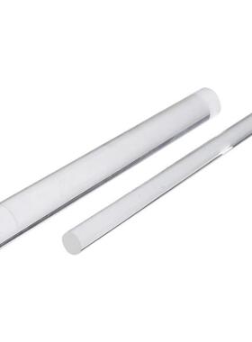 高透明亚克力棒乳白色棒彩色圆棒黑色有机玻璃实心棒螺纹加工