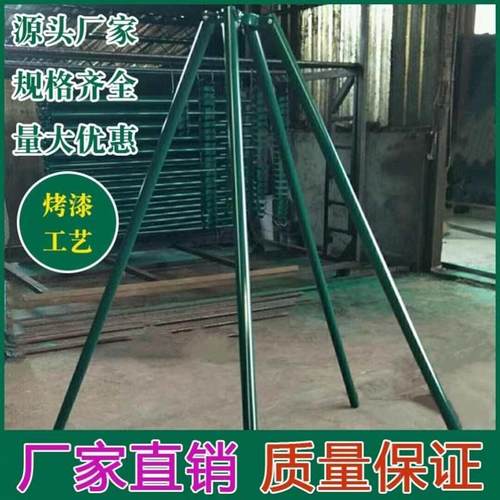 园林抱箍乔木钢管支撑杆绿色树木支撑架金属防风树支撑大树固定器