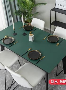 GZMQ弹硅胶桌垫无味桌布防水防油免洗防烫纯色简约现代茶几餐桌