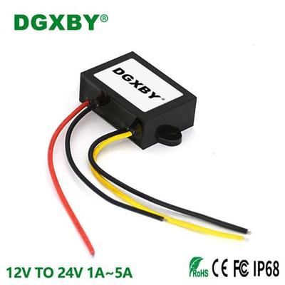 12V转24V1A2A3A4A5A直流升压模块10-20V升24V车载直流电源转换器