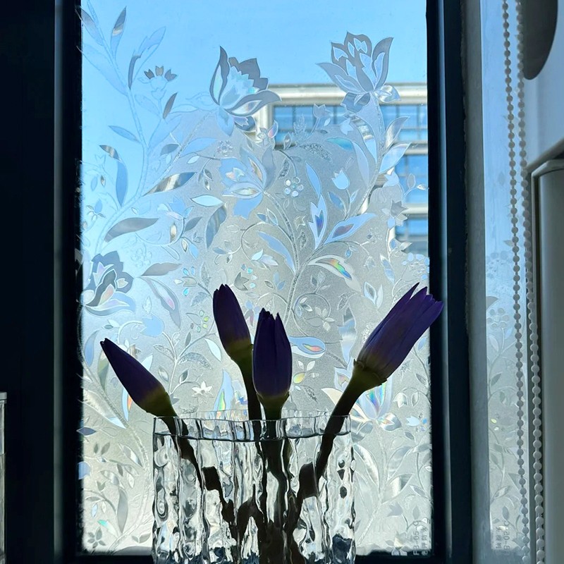 厨房门玻璃贴纸！好看又实用！！