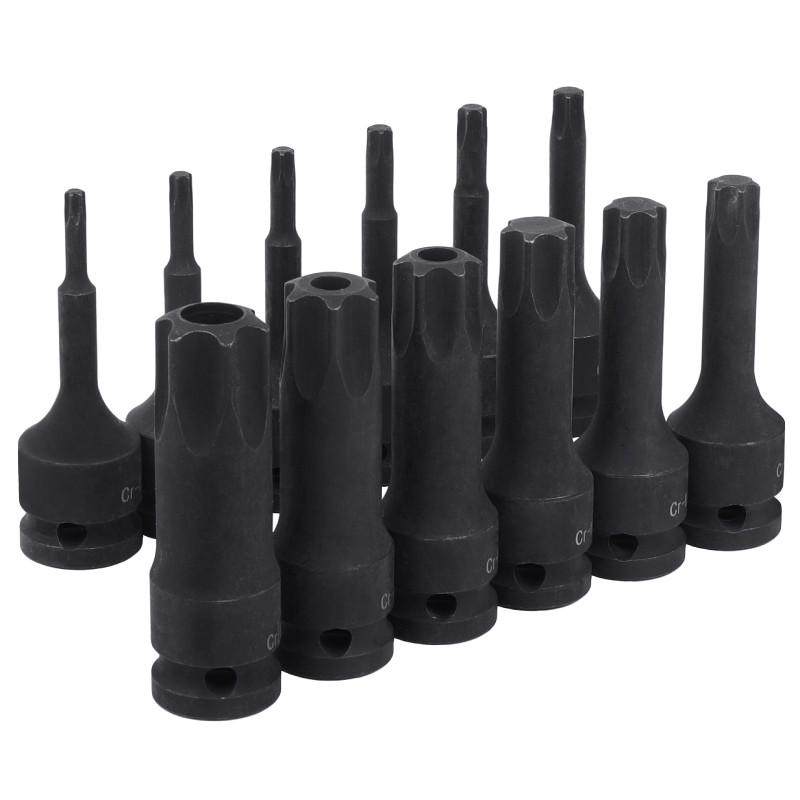 爆款花型内六角套筒t30t45旋具套筒电动扳手内六花内花角工具汽修