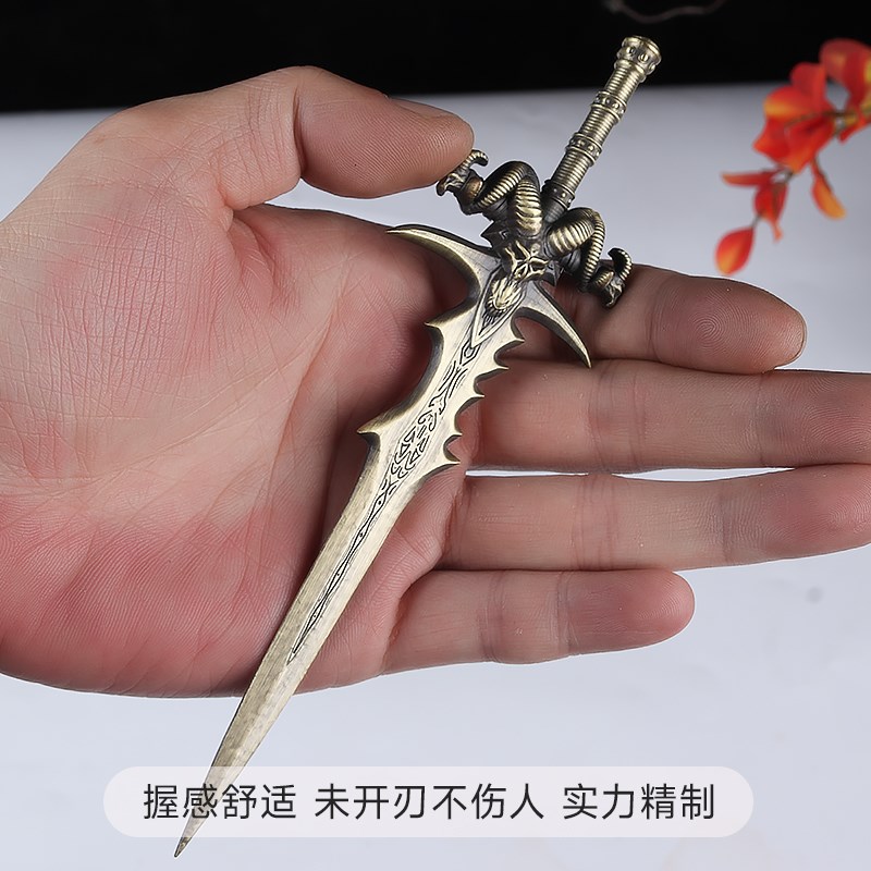 速发便开属信刀复古金携拆信刀多用途开快递包裹文件刀裁纸刀信件