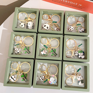 速发熊猫扣挂件纪念特中国风成都四川毕国品色礼物送老外中业