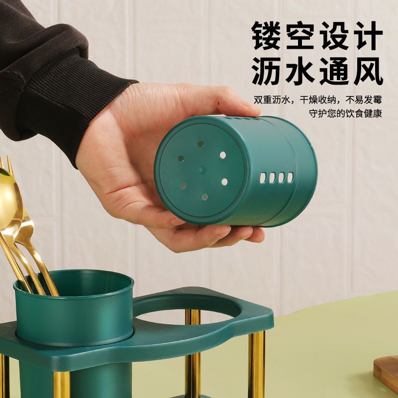 速发筷子置物架多功能厨房用品筷筒餐具放勺子收纳盒筷子篓筷笼沥