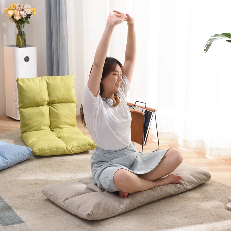 速发榻舍神器懒人床上靠背椅垫躺椅座可子软宿榻米椅折叠垫床上沙