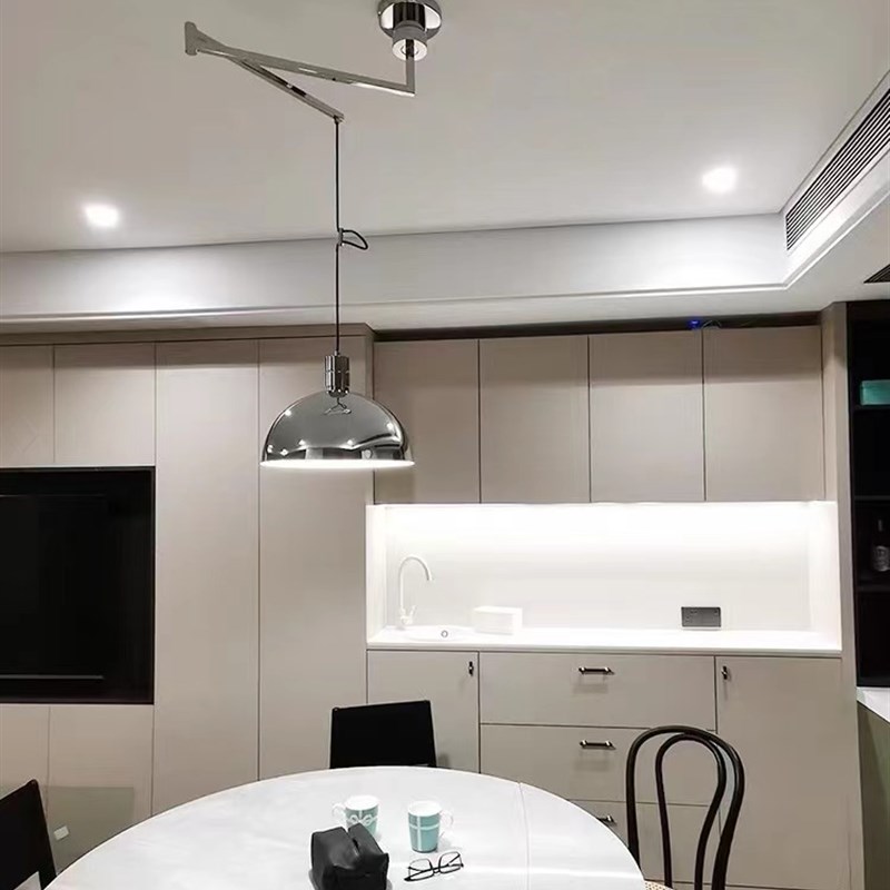 速发复古包豪斯餐厅吊灯简台设计师民约书房灯吧宿可移位吊灯
