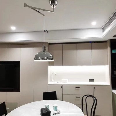 速发复古包豪斯餐厅吊灯简台设计师民约书房灯吧宿可移位吊灯