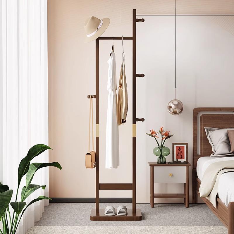 简易落地衣帽架 家用卧室挂衣架房间晾衣架子收纳置物架