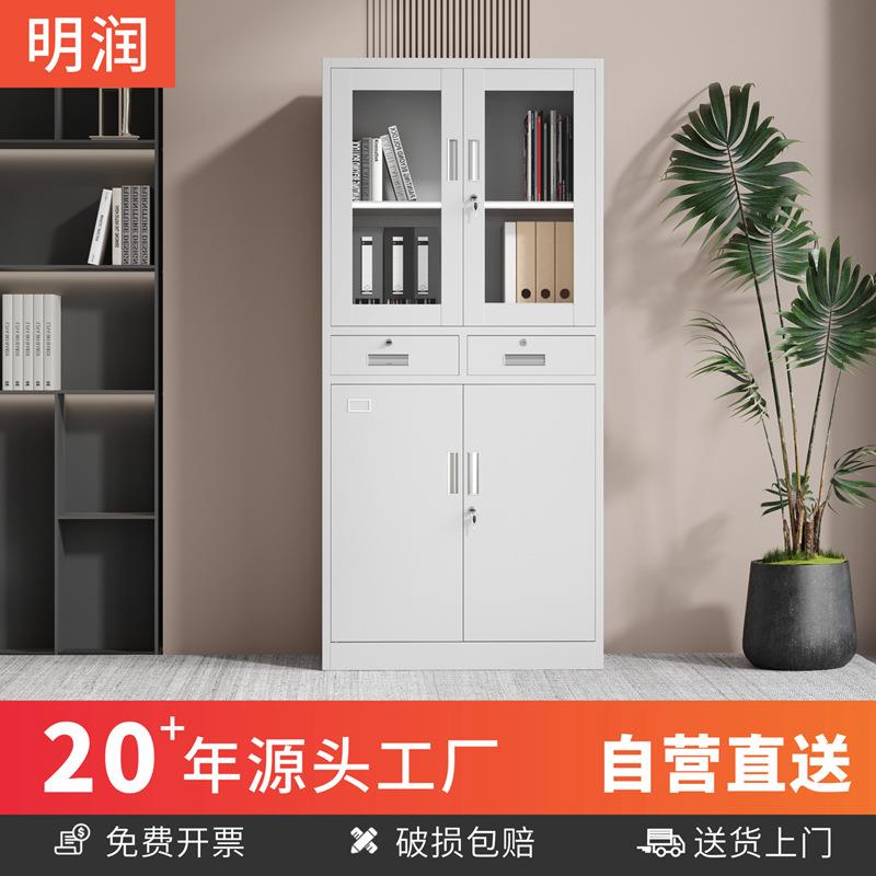 钢制办公室文件柜铁皮柜子带锁档案柜资料柜财务凭证储物柜放杂物
