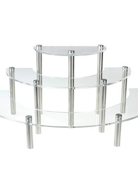 3层亚克力蛋糕展示架 圆形甜品摆放架 化妆品展示架 cake stand