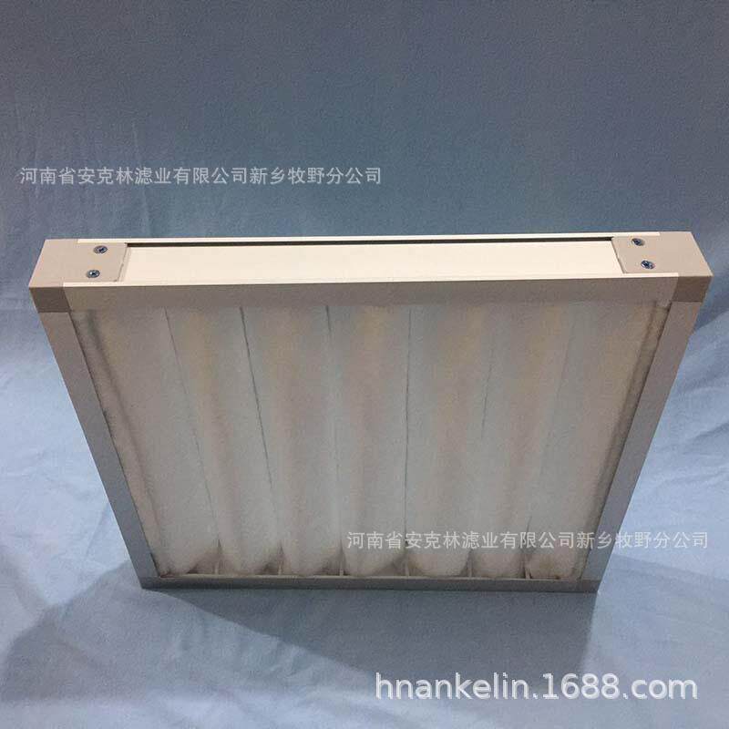 江苏浙江河南G4板式过滤器钢筋对扣支架初效过滤网粗效592*592*46