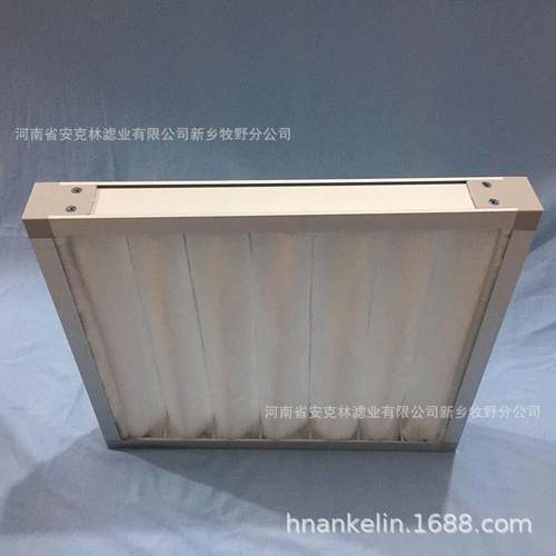 江苏浙江河南G4板式过滤器钢筋对扣支架初效过滤网粗效592*592*46