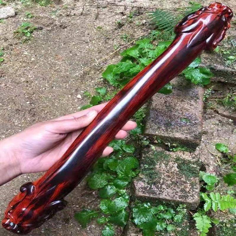 小叶紫檀貔貅刮痧板按摩全身一根通用刮痧工具赶筋棍专用按摩器