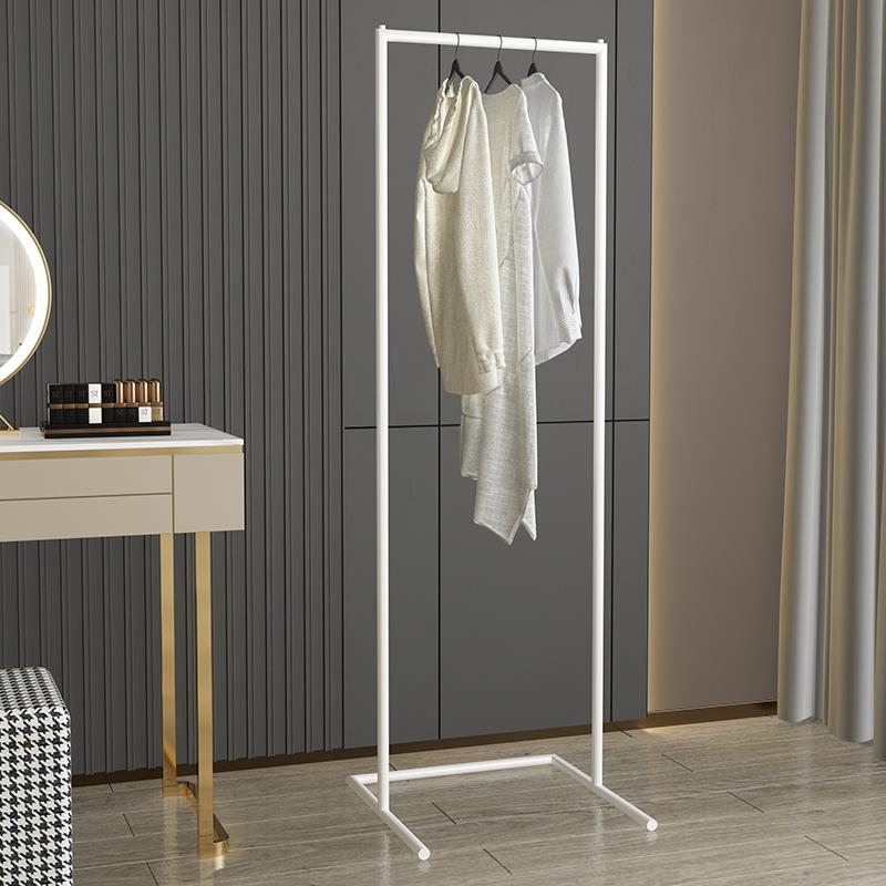 A9L衣架落地卧室内挂衣架小型晾衣架宿舍衣服收纳架家用单杆式衣
