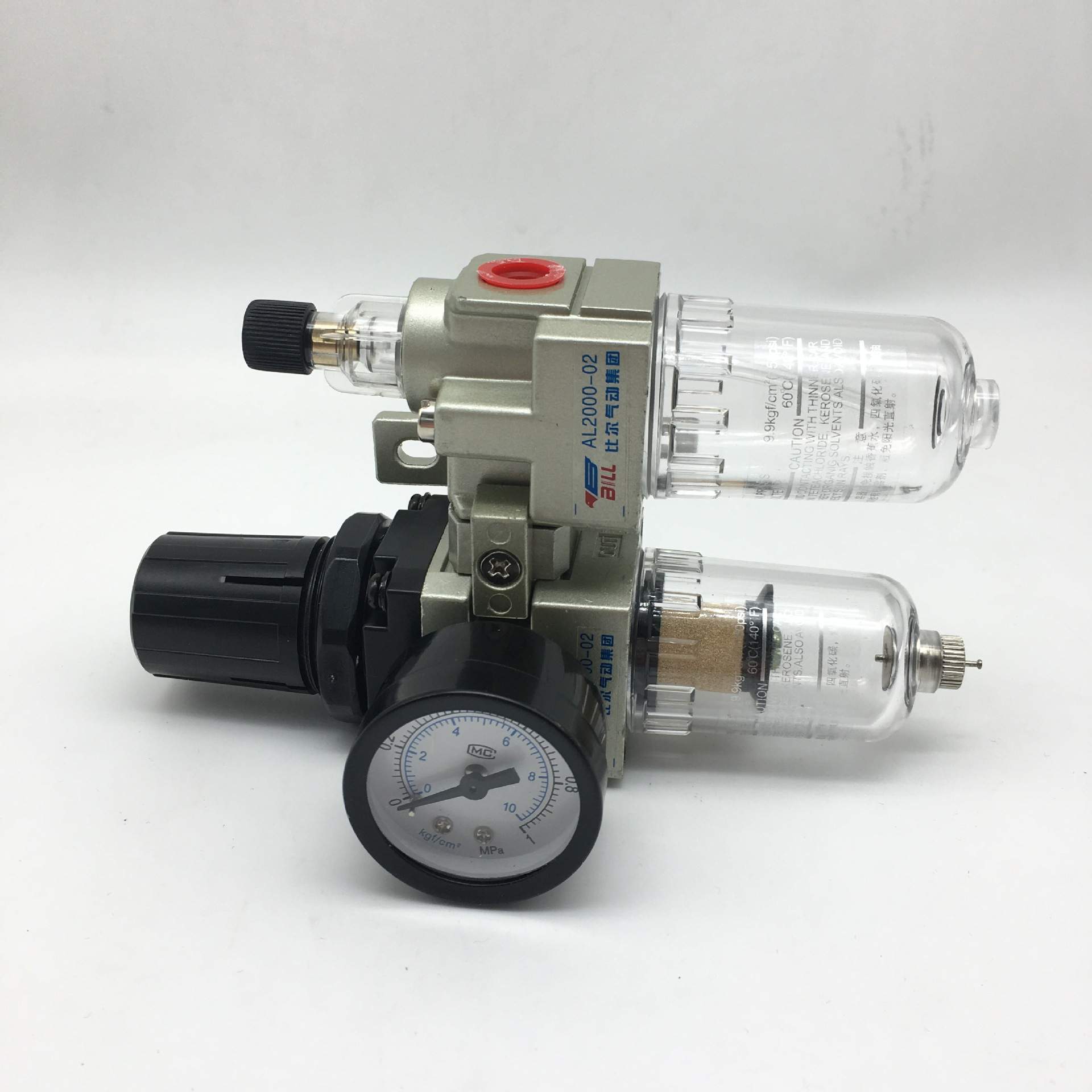 比尔气源处理器调压过滤器气动二联件AC2010-02油水分离器