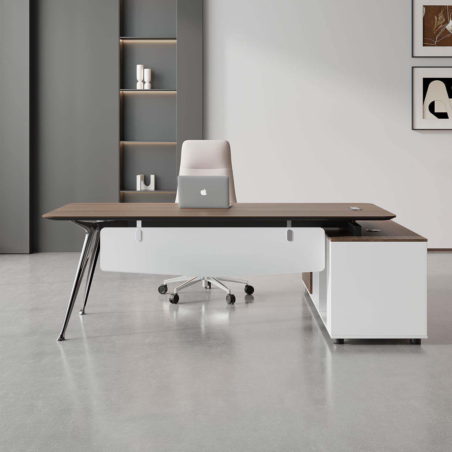 老板桌办公室经理桌商务桌主管桌大班台办公桌椅组合简约风办公桌