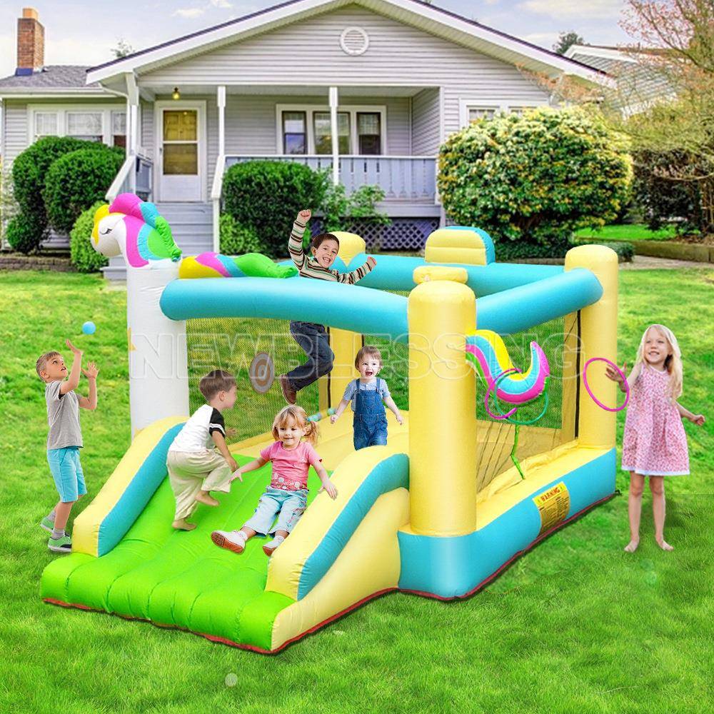 充气城堡蹦蹦床充气蹦床滑梯户外家用儿童小跳床淘气堡