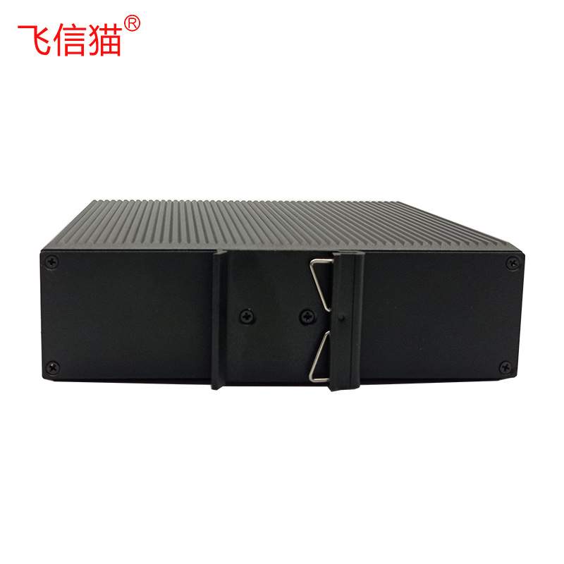 10口千兆2光8电POE供电导轨式工业级交换机小区道路学校安防监控