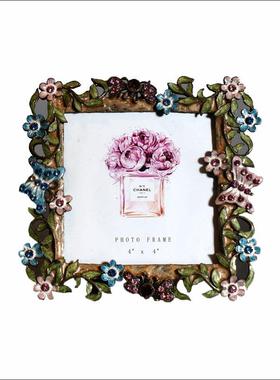 欧式古典蝴蝶相框创摆件复相框装饰意房间客pj081106古厅玄饰关摆