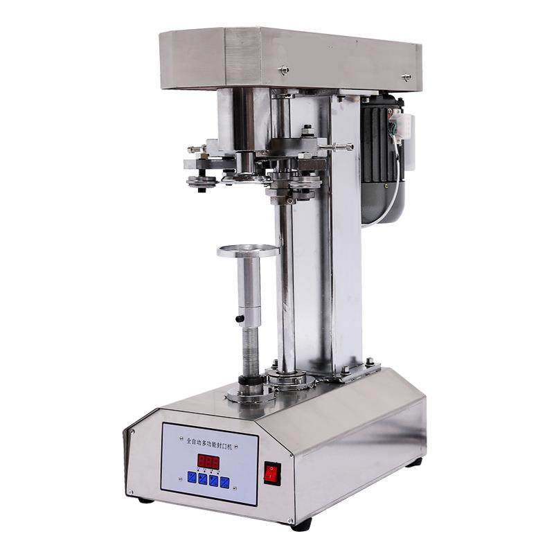 TDF-J160PET封罐机马口铁易拉罐塑料罐纸罐食品电动压盖机饮料