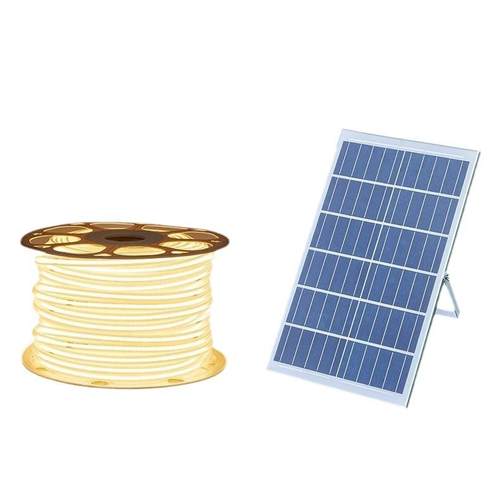 新款COB太阳能灯带户外防水超亮led灯串条庭院别墅花园阳台氛围灯