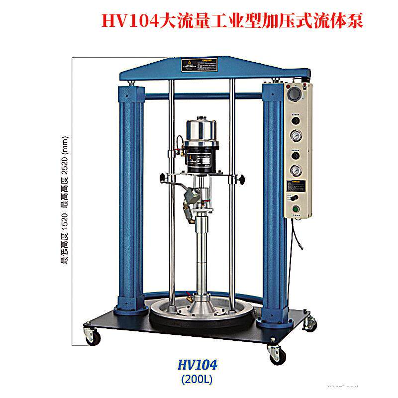 台湾HV104.大流量注油机加压式气动流体泵定量阀